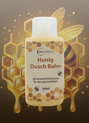 Orichiness Honig Dusch Balm 200 ml - Mit Honig - vitalisiert und erfrischt langanhaltend
