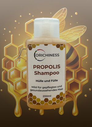 Orichiness PROPOLIS Shampoo 200 ml - Lang anhaltende Frische mit revitalisierendem Honig und Propolis.